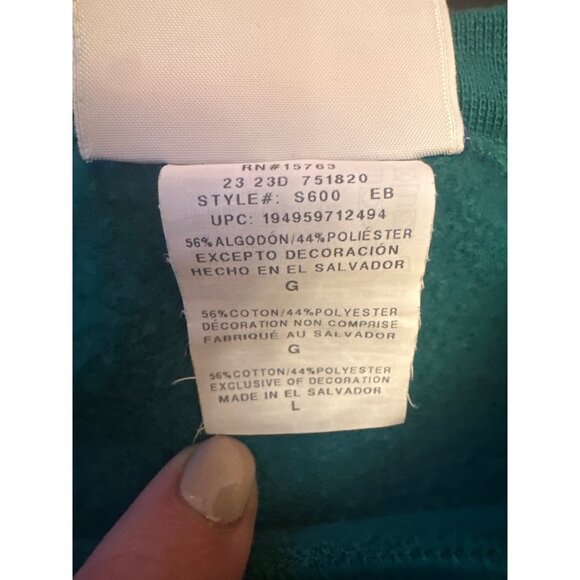 Champion LHBC Lost Hollow Beer Co.Graphic Sweatshirt L Green Cotton Blend - Picture 5 of 7